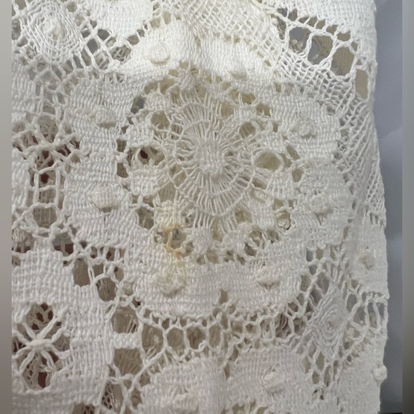 Vintage Dolce & Gabbana White Lace Dress with Pink Sash - Picture 8 of 16